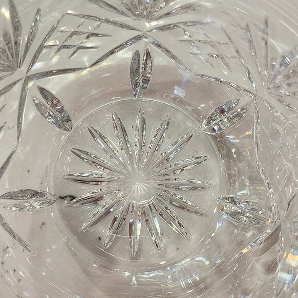 Vintage Lead Crystal Water  Pitcher Royal Crystal Rock Gala Pattern - Picture 4 of 10